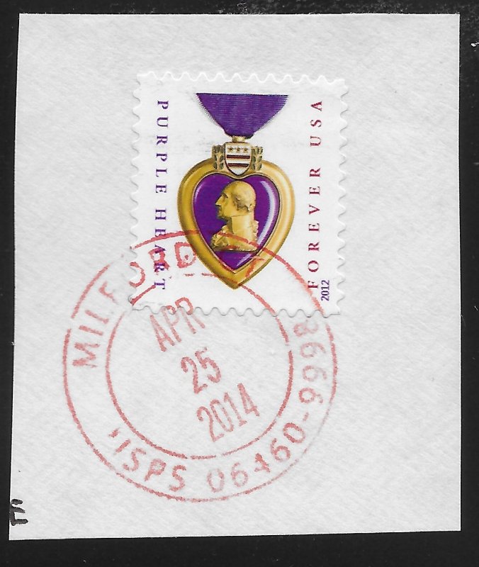 US #4704 (45c) Purple Heart and Ribbon