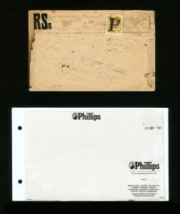 Austria #246 1924 Graz Postal History Cover Extraordinary P Overprint