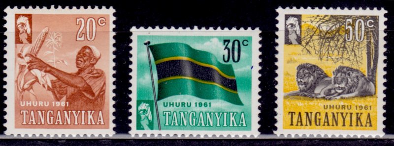 Tanganyika, 1961, Independence, MNH