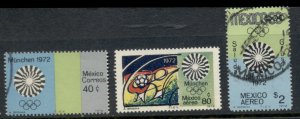 Mexico 1972 Summer Olympics Munich FU