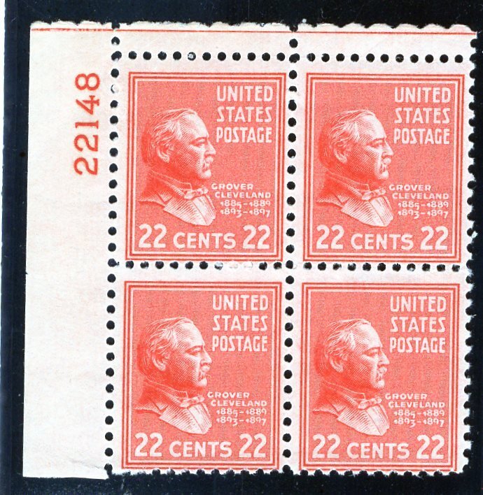 827 Cleveland, MNH UL-PB/4 (#22148)