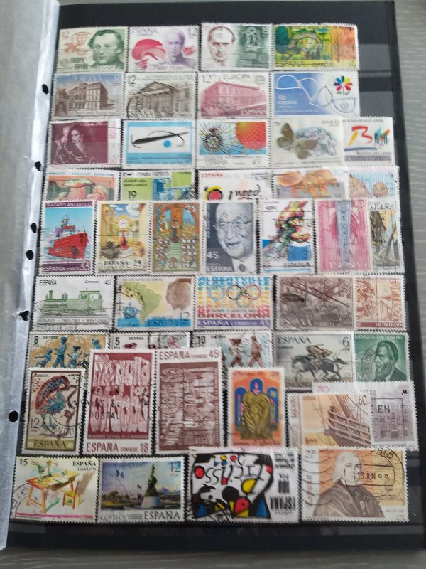 Lot Spain 95 stamps used