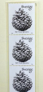 Sweden 1993 MNH test stamps Pine Cone Schweden Sverige Swedish trees