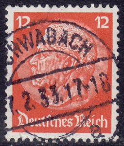 Germany - 1932 - Scott #393 - used - SCHWABACH pmk