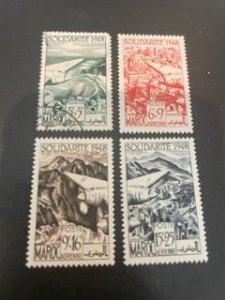 French Morocco sc CB31-CB34 MH+u