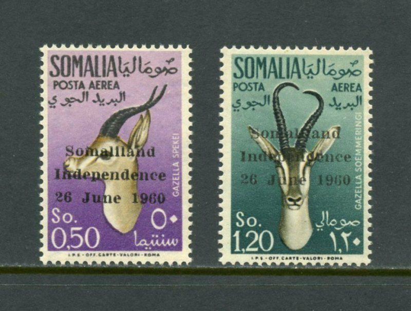 SOMALILAND GAZELLES SCOTT#C68/69 MINT NEVER HINGED--SCOTT $69.00 