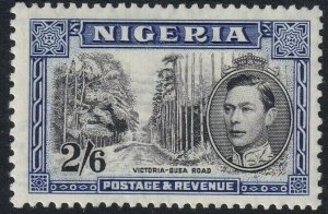Sc# 63c British Nigeria 198 KGVI King George VI 2/6 issue MLH CV $37.50