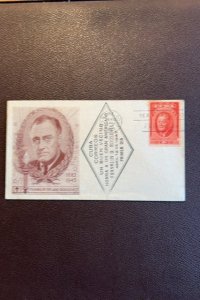 Cuba #406 FDC Roosevelt stamp 1947