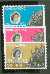 Hong Kong #200-3 Mint (NH) Single (Complete Set)