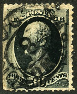 U.S. #190 USED CREASES TEARS