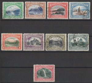 TRINADAD & TOBAGO 1935/7 SG 230/38 USED Cat £60