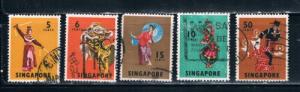 Singapore 86-89;93 Used Dancers  (S0242)