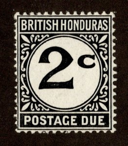 British Honduras Scott J2 Unused hinged.