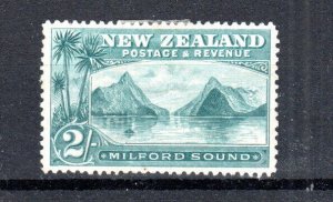 New Zealand 1898 2s Milford Sound SG 258 MH