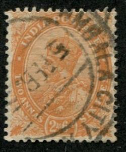 India SC# 100 (SG# 199) King George V, 2a6p, Canceled