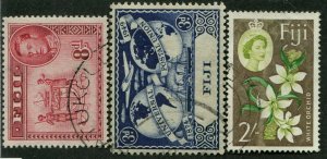 FIJI #126a, 142, 184 USED