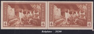 BOBPLATES #759 Mesa Verde Farley Vertical Line Pair VF NH