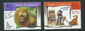 NEW ZEALAND SG2272/3 1999 CHILDRENS HEALTH MNH