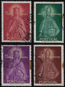 Portugal 1958 Sc 832-35  U vf sm flaws