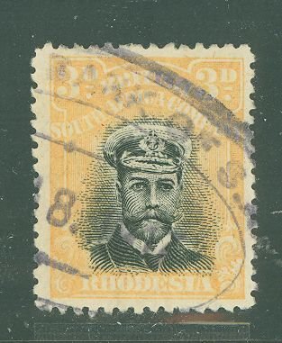 Rhodesia (1890-1923) #124v Used Single