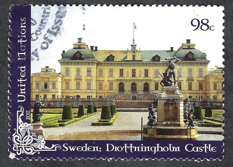 United Nations #1027 98¢ World Heritage Sites - Sweden (2011). Used