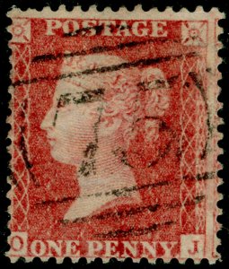 SG40, 1d rose-red PLATE 46, LC14, FINE USED. Cat £18. OJ 