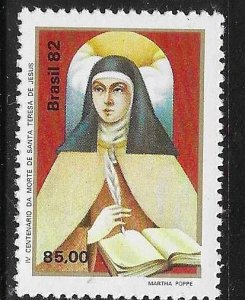 Brazil 1982 St Theresa of Avila Sc 1819 MNH A3402