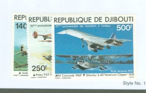 Djibouti #C124-126 Mint (NH) Multiple