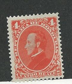 Honduras #35  (MH)  CV $5.00