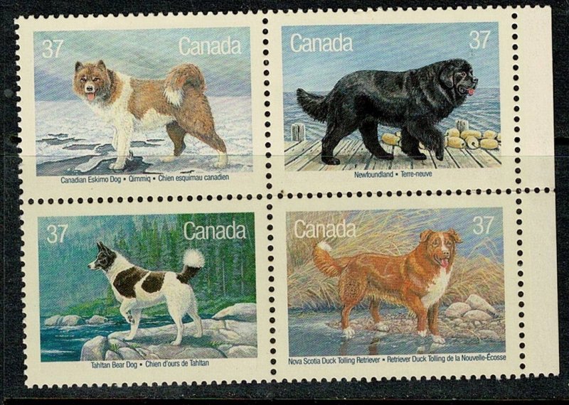 Canada #1220a MH dogs block