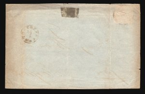 Thurn & Taxis SC# 18 on 1866 Cover / FRONT ONLY - Z17224