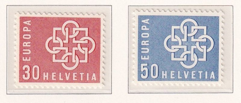 Switzerland   #374-375  MNH 1959  European Unity