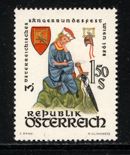 Austria 1958  Scott #634 MNH