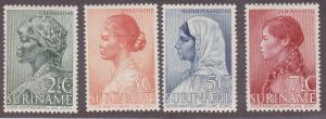 Surinam # B  30-33,  Mint Light Hinged