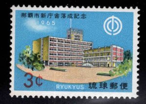 RYUKYU Scott 135 MNH** Naha City Hall stamp 1965