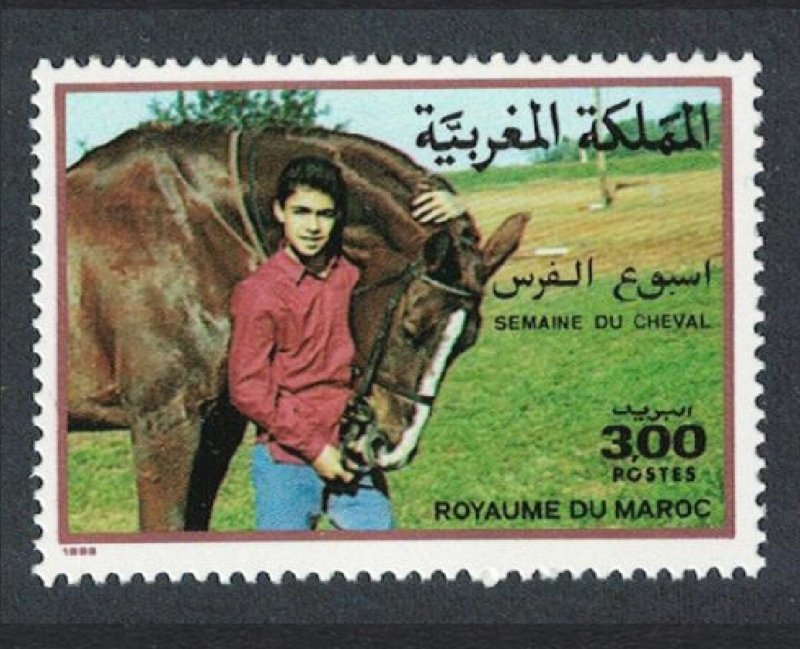 Morocco Horses Horse Week 1988 MNH SG#747