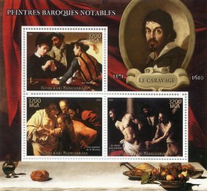 Madagascar 2015 CARAVAGGIO Italian Painter Sheet Perforated Mint (NH)