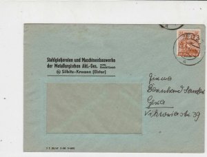 Germany 1947 Allied Occupation to Thuringia Zeith Cancel Stamps Cover ref 23218