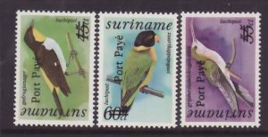 Surinam-Sc#C109-11- id8-unused NH airmail set-Birds-1994-