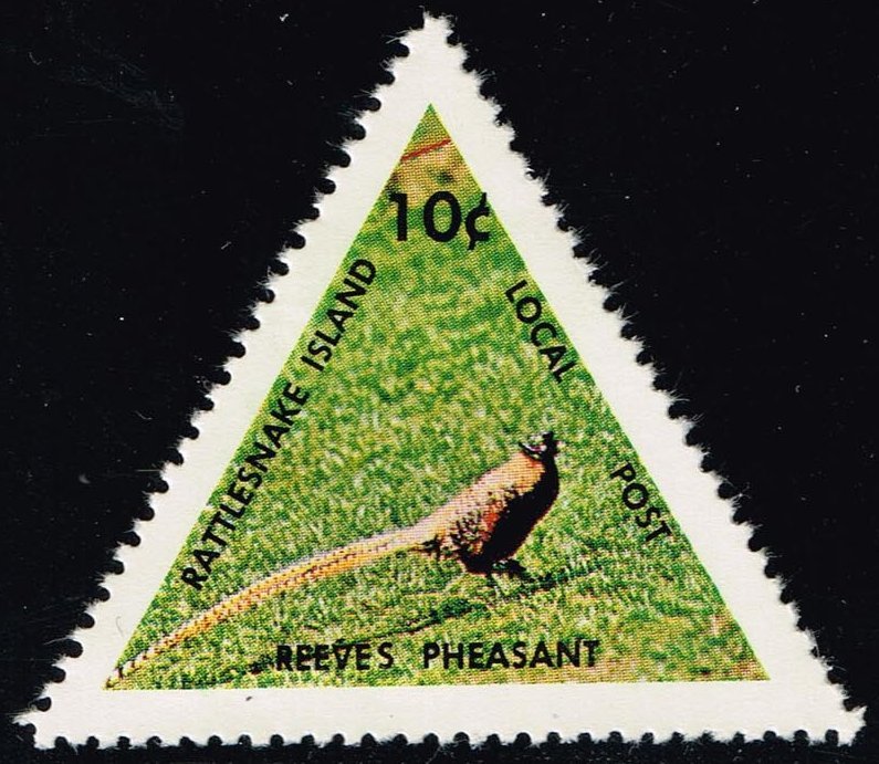 Rattlesnake Island Local Post Stamp