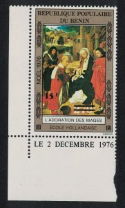 Benin 'Adoration of the Magi' Painting Ovpt 15F/270F 1983 MNH SG#893 MI#339