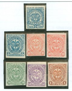 Colombia/Cundinamarca #11/17-22 Unused Single (Complete Set)