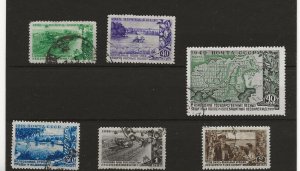 Russia 1949 Forestry set of 6 sg.1525-30  used