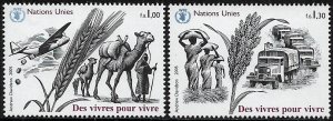 UN, Geneva #449-50 MNH Set - Food for Life