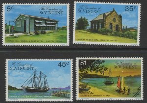 GRENADINES OF ST.VINCENT SG89/92 1976 MAYREAU ISLAND MNH