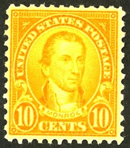 U.S. #642 MINT OG HR