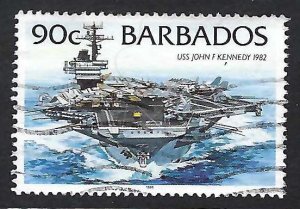 Barbados 882 VFU SHIP T844-4