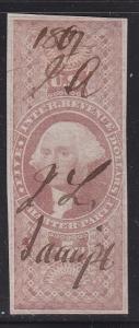 R88a VF revenue stamp neat  cancel nice color scv $ 375 ! see pic !
