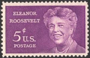 SC#1236 5¢ Eleanor Roosevelt Issue (1963) MNH