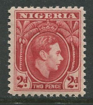 Nigeria - Scott 66 - KGVI Definitive -1938 - MVLH - Single 2p Stamps